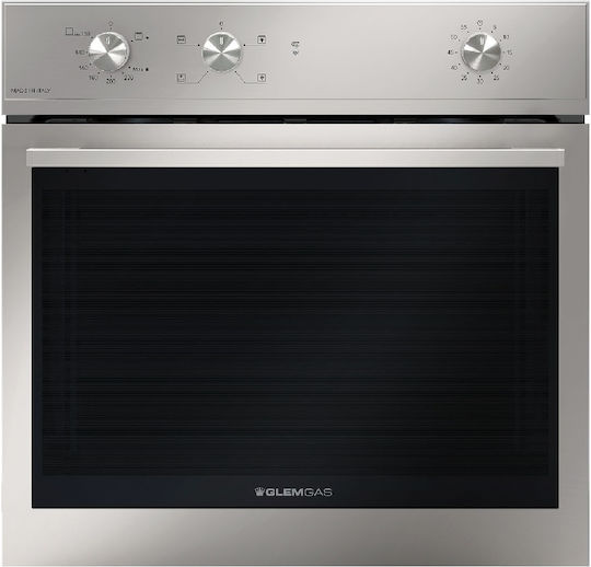 Glemgas Φούρνος Υγραερίου άνω Πάγκου 60lt Π59εκ. Inox