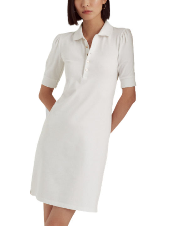 Ralph Lauren Mini Φόρεμα Λευκό