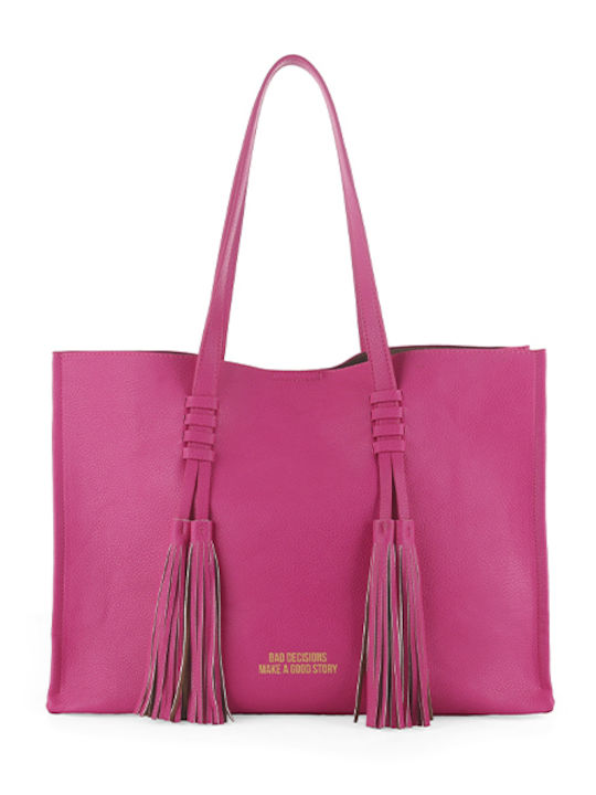 Le Pandorine Virginia Story Damen Tasche Shopper Schulter Rosa