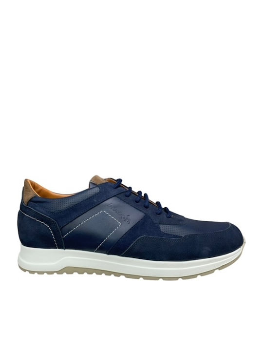 Boxer Men's Anatomic Leather Casual Shoes Blue