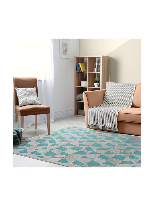 Beauty Home 9956 Килим Правоъгълена Лятно време Тюркоаз