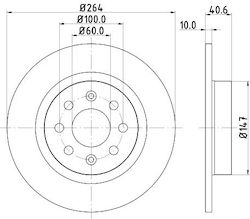 DISC PLATE PCS OP C-E (4ΜΠ)