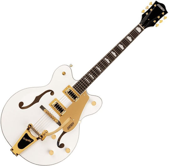Gretsch G5422TG Electromatic Electric Guitar ES with HH Pickup Configuration Snowcrest White
