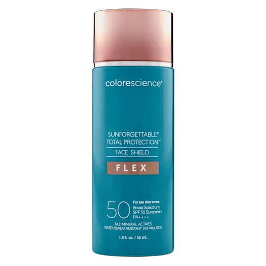 Colorescience Sunforgettable Total Protection Face Shield Flex Αδιάβροχη Αντηλιακή Κρέμα Προσώπου SPF50 με Χρώμα Medium 55ml