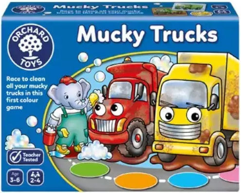 Επιτραπέζιο Παιχνίδι Mucky Trucks για 2-4 Παίκτες 3+ Ετών (FR) Orchard