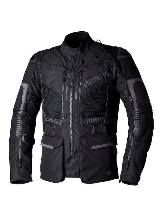 RST Textile Ranger Winter Men's Riding Jacket Waterproof Black