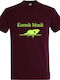 T-shirt Unisex " Kosmik Musik " Burgundy