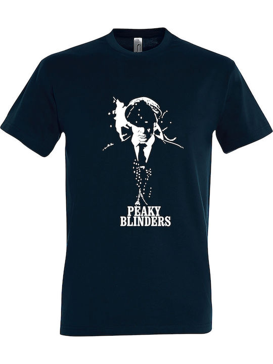 T-shirt Unisex " Peaky Blinders I Am Tommy Shelby " Petroleum Blue