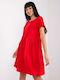 Rue Paris Καλοκαιρινό Mini Φόρεμα Κόκκινο