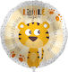 18'' Happy Birthday Tiger Balloon