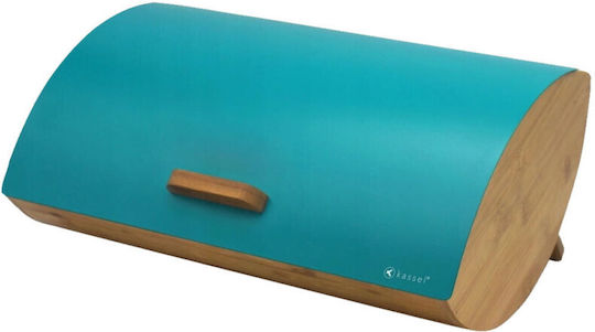 Kassel Kassel Cutie de pâine cu capac din bambus Turquoise 35cm