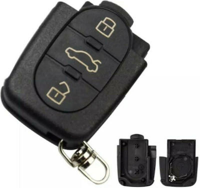 Car Key Shell with 3 Buttons for Audi / Seat / Skoda / VW