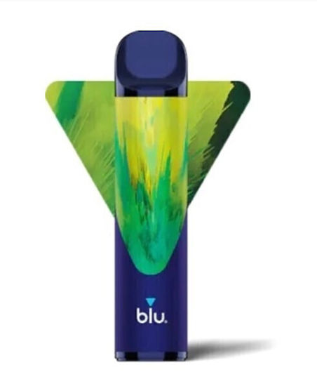MyBlu Бар Единично Употребима Електронна Цигара 600 Вдишвания Passionfruit 2ml 20mg Зелен