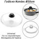 Tescoma Καπάκι για Τηγάνι Γυάλινο 30cm 0323.012