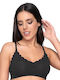 Women's Bra without Padding Black