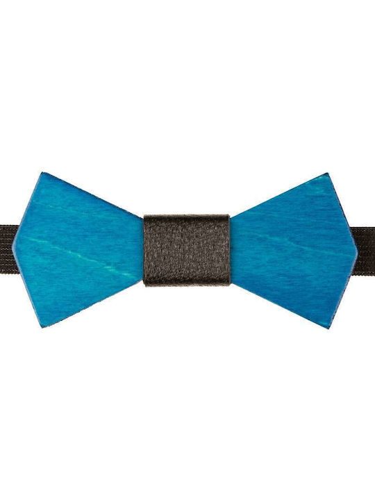 Wooden Bow Tie Mom & Dad 41011205 - Blue