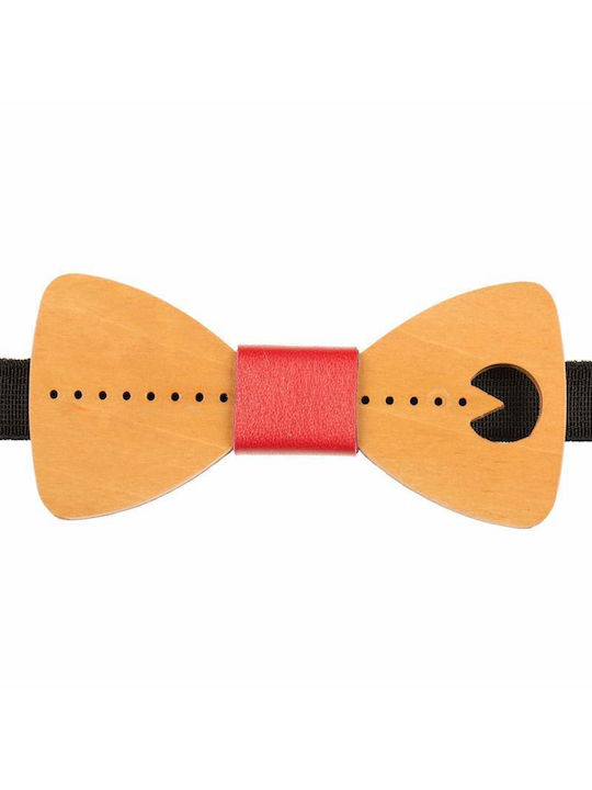 Wooden Bow Tie Mom & Dad 41011267 - Brown