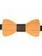 Wooden Bow Tie Mom & Dad 41011286 - Brown