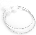 Louvaris silver plated handmade wedding wreaths Σ219E