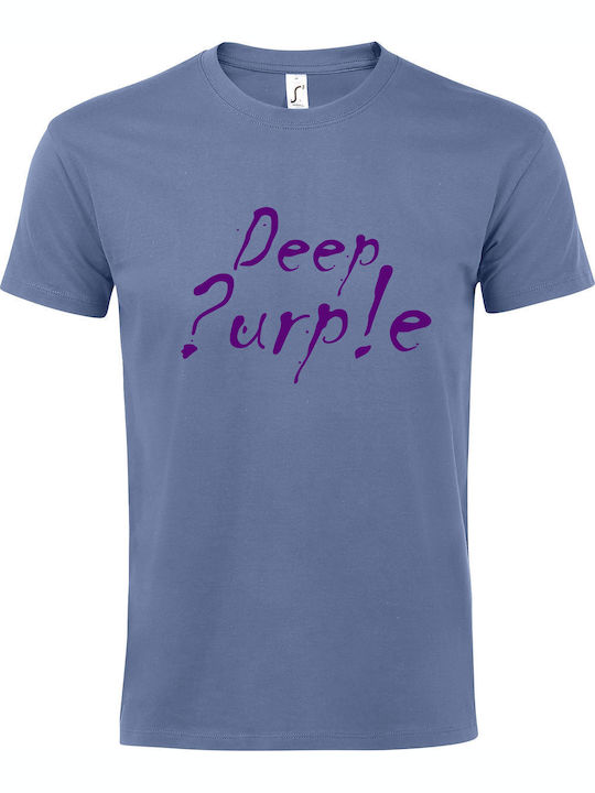 T-shirt Unisex " Deep Purple " Blue