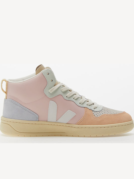 Veja V-15 Damen Stiefel Petale / White / Multico