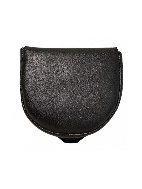 Coin wallet (crab) made of genuine VERO Leather dark brown