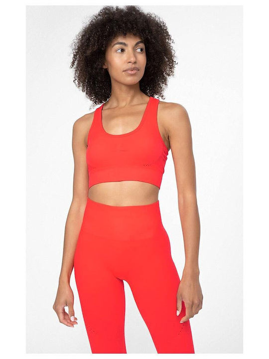 GUESS + Lace-Up Active Sports Bra