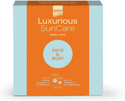 Intermed Luxurious Suncare Face & Body SPF30 Set cu Cremă de față pentru protecție solară & Loțiune de corp pentru protecție solară