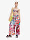 Desigual Damen Culotte Blumen