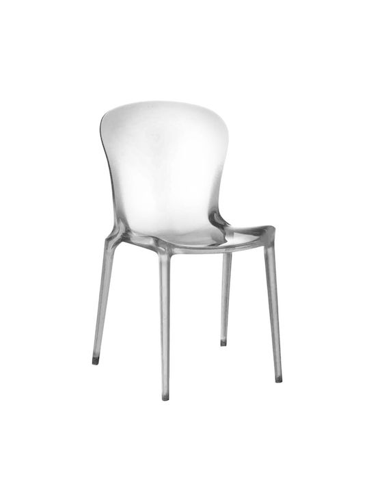 Sawyer Kitchen Polypropylene Chair Transparent 51x50x88cm