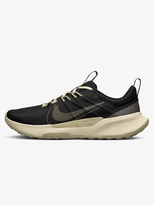 Nike Juniper 2 Ανδρικά Αθλητικά Παπούτσια Trail Running Black / Khaki / Sanddrift / Ironstone