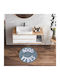 Das Home Badematte Baumwolle Rund 0680 420760900680 Blau 60x60cm