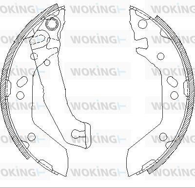 Woking Σιαγώνες για Hyundai Accent