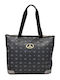 Leather Women's Shopper Bag Black