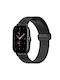 D Buckle Armband Silikon Schwarz (Amazfit GTS 3)