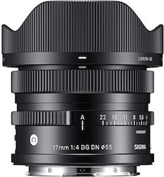 Sigma Crop Camera Lens 17mm f/4 DG DN Contemporary Wide Angle Zoom for Leica L Mount Black