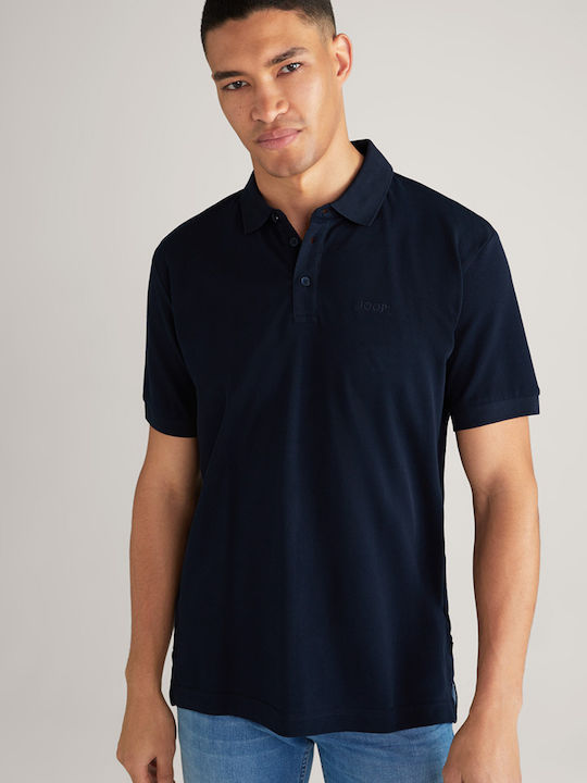 Joop! Herren Kurzarmshirt Polo Blau