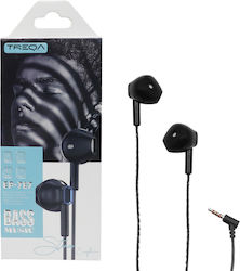 Treqa Ακουστικά Ψείρες Earbuds EP-767 Μαύρα