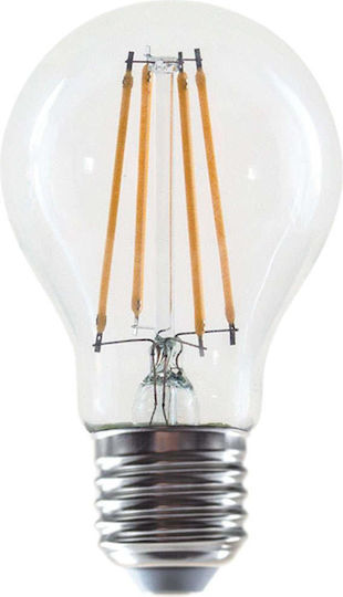 Aca LED Bulb 8W for Socket E27 and Shape A60 Warm White 980lm