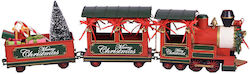 Retro Metallic Christmas Train 75cm