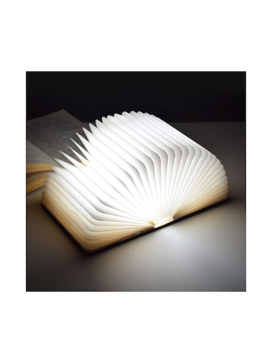 Mikamax Διακοσμητικό Φωτιστικό Βιβλίο LED Μπαταρίας σε Λευκό Χρώμα
