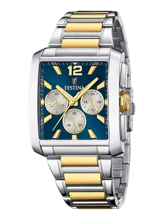 Festina Ανδρικό Ρολόι 38mm Χρονογράφος Μπαταρία...