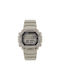 Casio Collection Digital Watch Chronograph Battery with Gray Rubber Strap