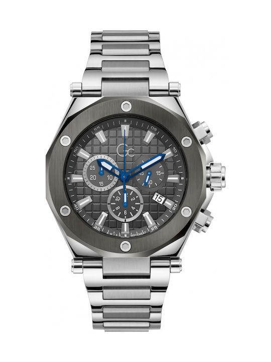 GC Watches Legacy Ρολόι Μπαταρίας με Μεταλλικό Μπρασελέ GC Watches Legacy Ρολόι Μπαταρίας με Μεταλλικό Μπρασελέ