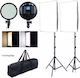 Visico LED192A Kit Φωτισμού 3200 - 5500K 48W με Φωτεινότητα LUX 1510 Lux