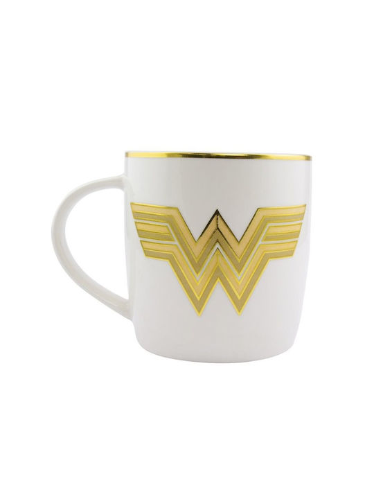 Paladone Wonder Woman Κούπα Πλαστική Λευκή 330ml