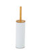Dimitracas Adonis 03140.001 Metallic Toilet Brush White