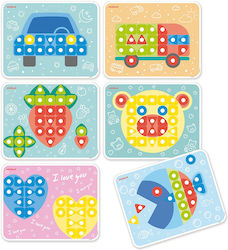 Miniland Jucărie pentru Bebeluși 6 Patterns Pack (City) Bright Color pentru 24++ Luni