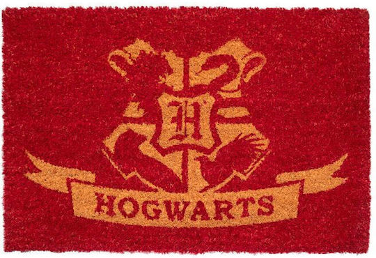 Grupo Erik Fußmatte aus Kokosnussfasern mit rutschfester Unterlage Hogwarts Rot 40x60cm