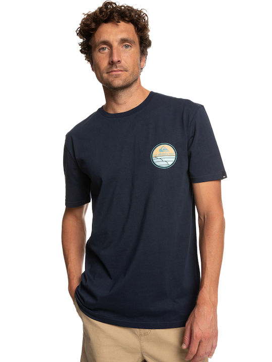 Quiksilver Herren T-Shirt Kurzarm Marineblau